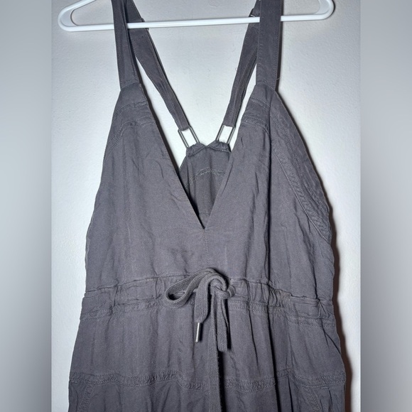 Free People Southern Lights Wide Leg Cargo Overalls Jumpsuit Slouchy Size S - Picture 9 of 9